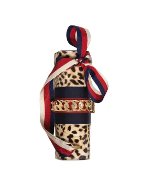 Gucci Sylvie Shoulder Bag With Leopard Print Farfetch Gucci Sylvie Shoulder Bag With Leopard Print Farfetch