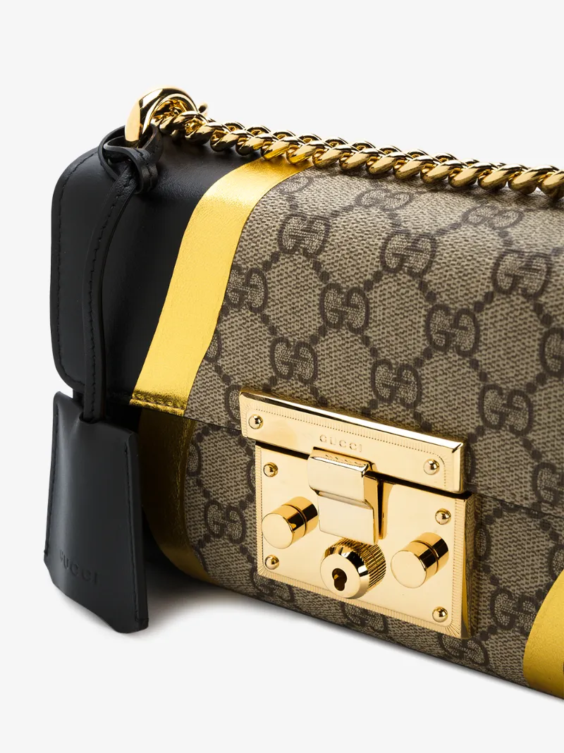 gucci padlock supreme shoulder bag