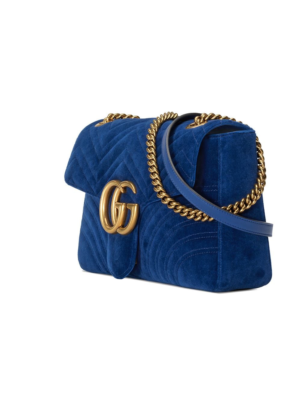 фото Gucci бархатная сумка на плечо 'GG Marmont'