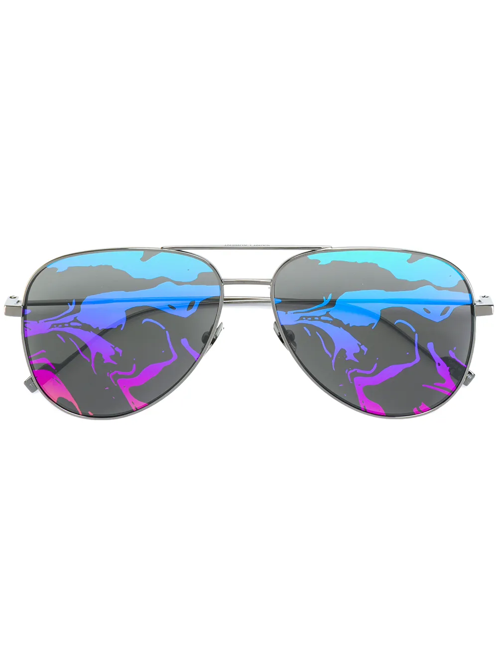 Saint Laurent Eyewear rainbow Classic 11 zonnebril Metallic
