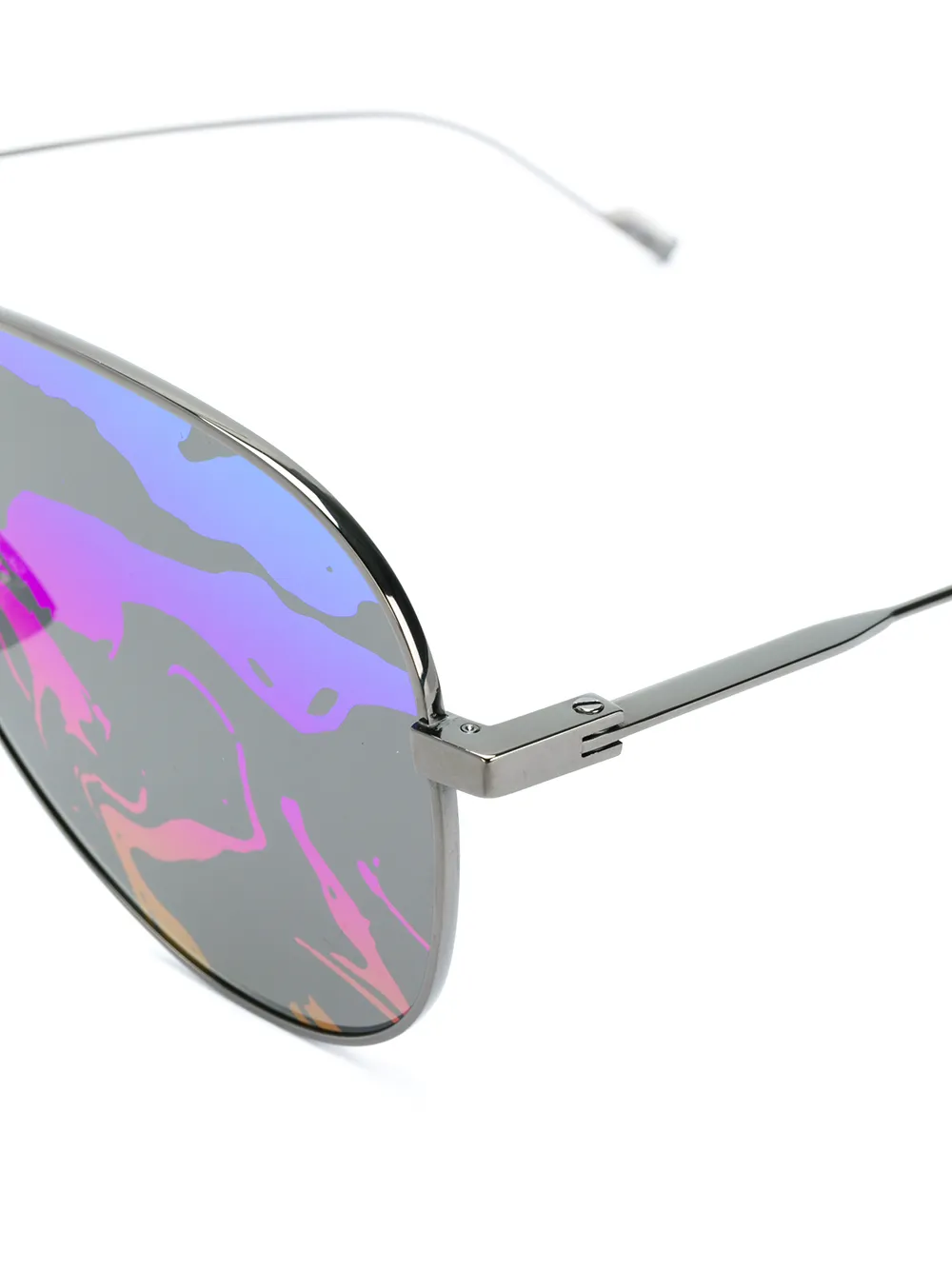 Saint Laurent Eyewear rainbow Classic 11 zonnebril Metallic