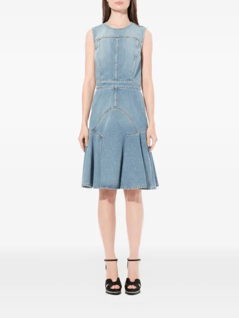 Alexander McQueen Sleeveless Denim Dress