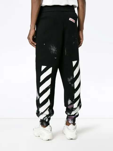off white galaxy sweatpants