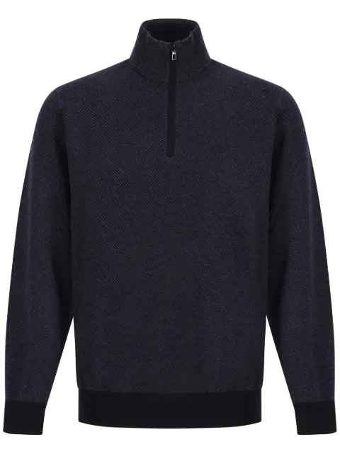 Loro Piana pull en cachemire à col zippé