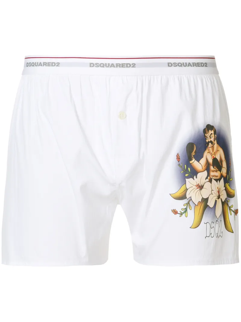 боксеры с графическим принтом Dsquared2