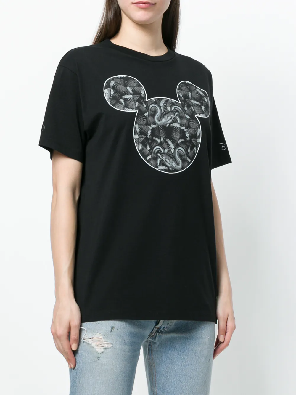 COUNTY OF MILAN T-shirt van Mickey Mouse Tigers Zwart