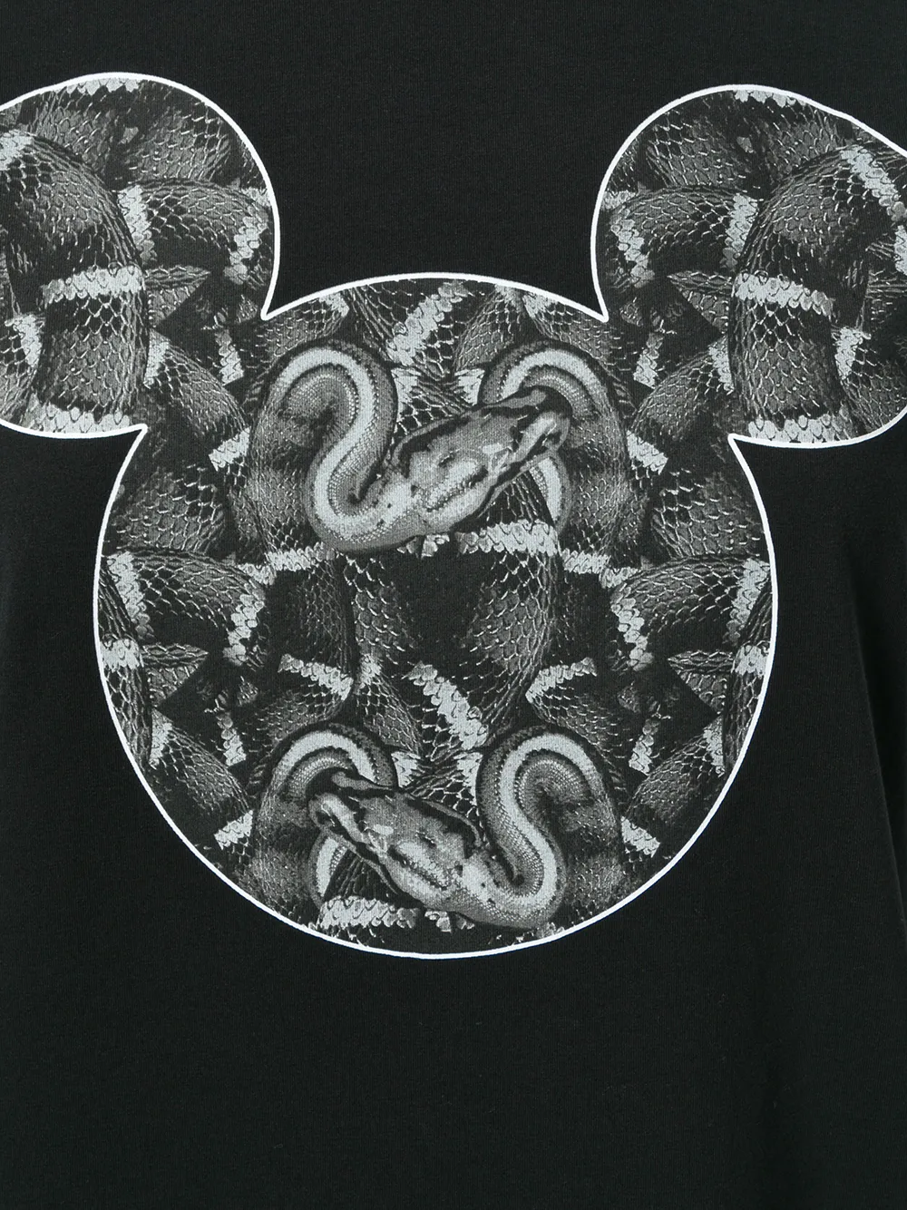 COUNTY OF MILAN T-shirt van Mickey Mouse Tigers Zwart