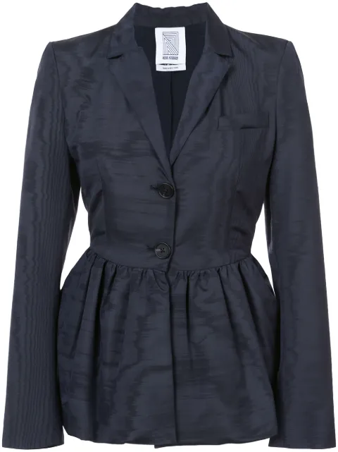 Click to view more detailed imagery on our partner's website Rosie Assoulin Peplum Jacket - Blue
