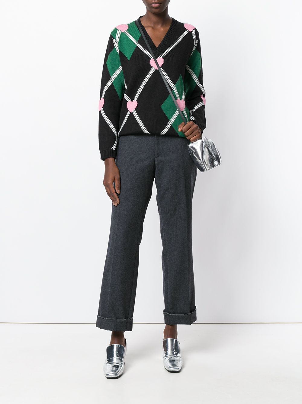 фото Dolce & Gabbana Pre-Owned брюки с контрастным поясом