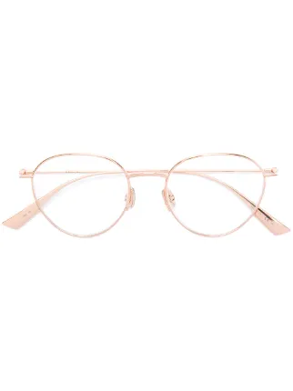 Dior store glasses round