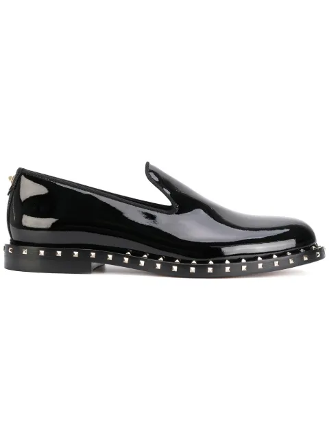 Valentino Garavani studded slip on loafers