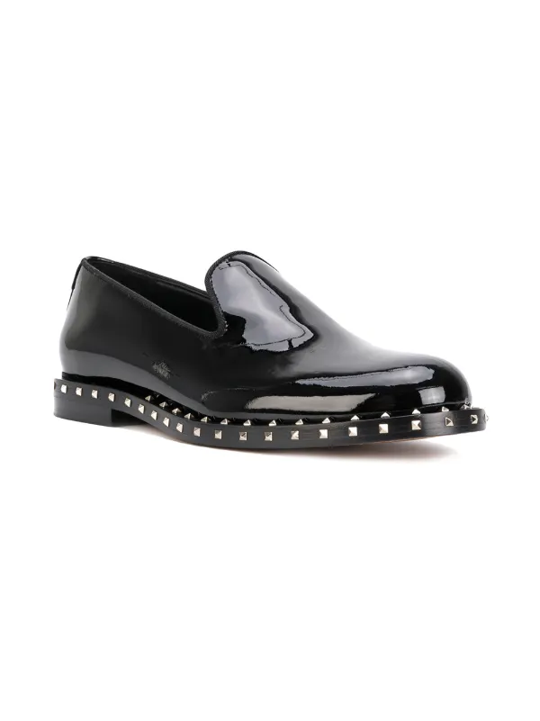 valentino studded loafers