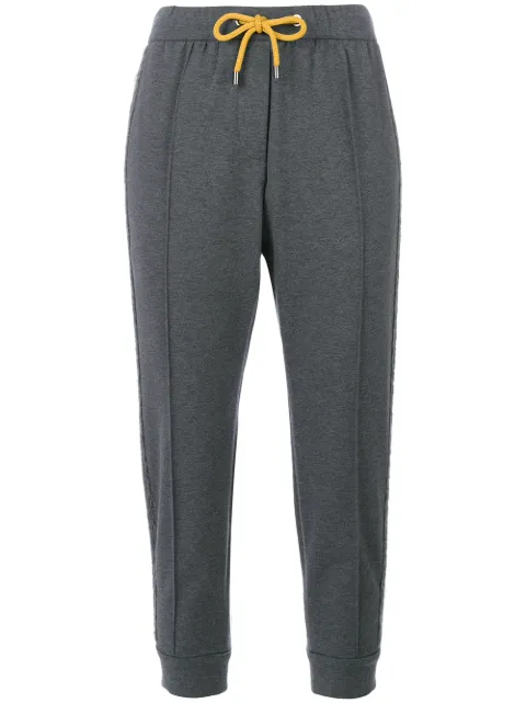 Brunello Cucinelli cropped tapered track pants