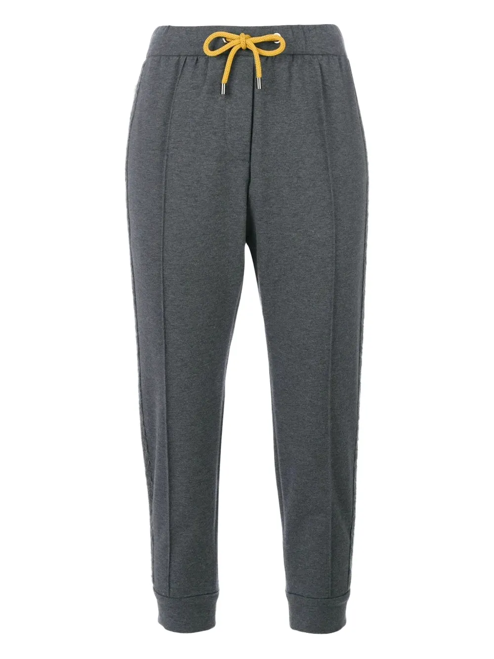 Brunello Cucinelli cropped tapered track pants Grijs