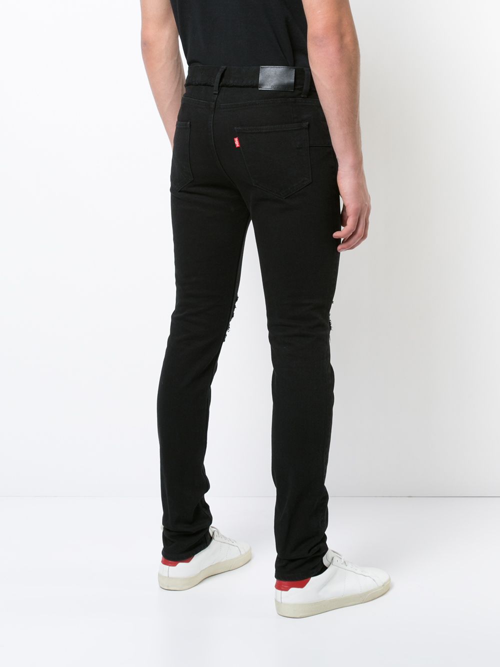 фото Christian Dada джинсы кроя слим с потертой отделкой