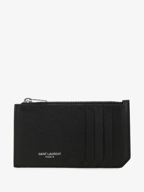Saint Laurent monedero con cierre Classic Fragments