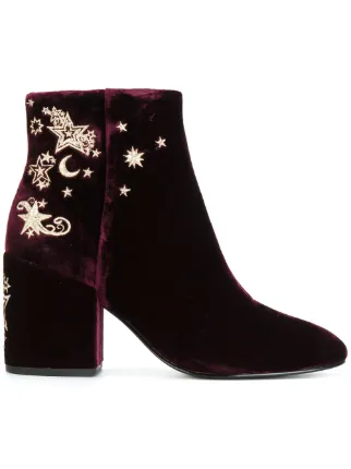 embroidered chelsea boots