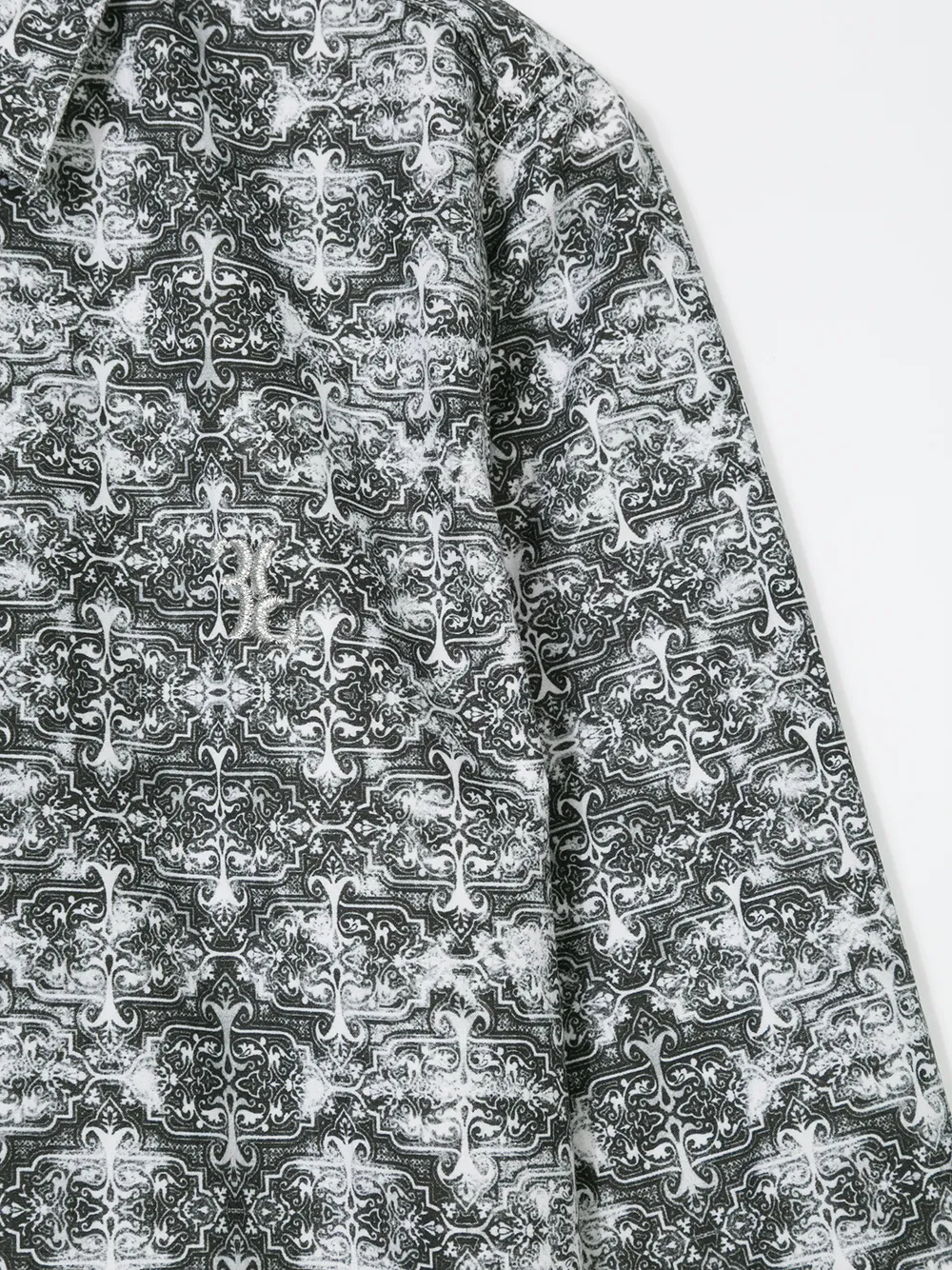  Billionaire Kids Hemd Mit Print   Grau 