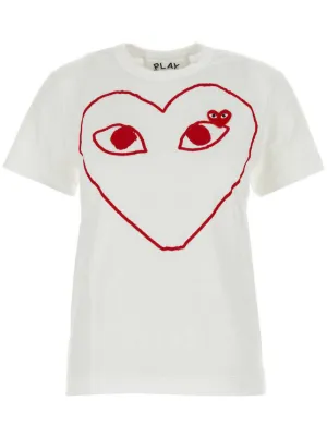 Comme Des Garçons Play カモフラージュ Tシャツ | ホワイト | FARFETCH JP