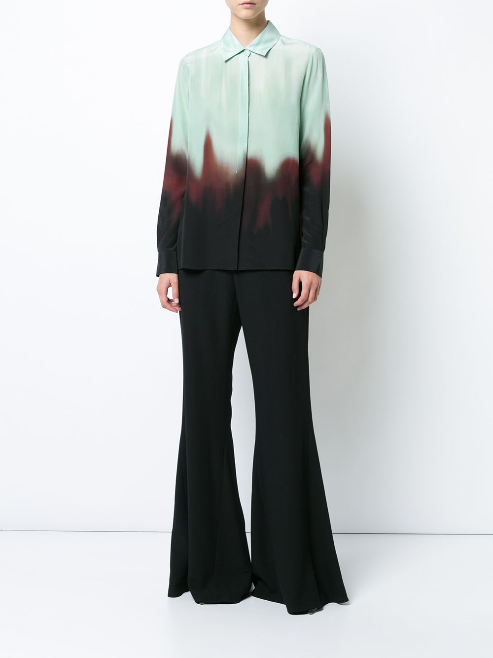 фото Rosetta Getty bell bottom trousers