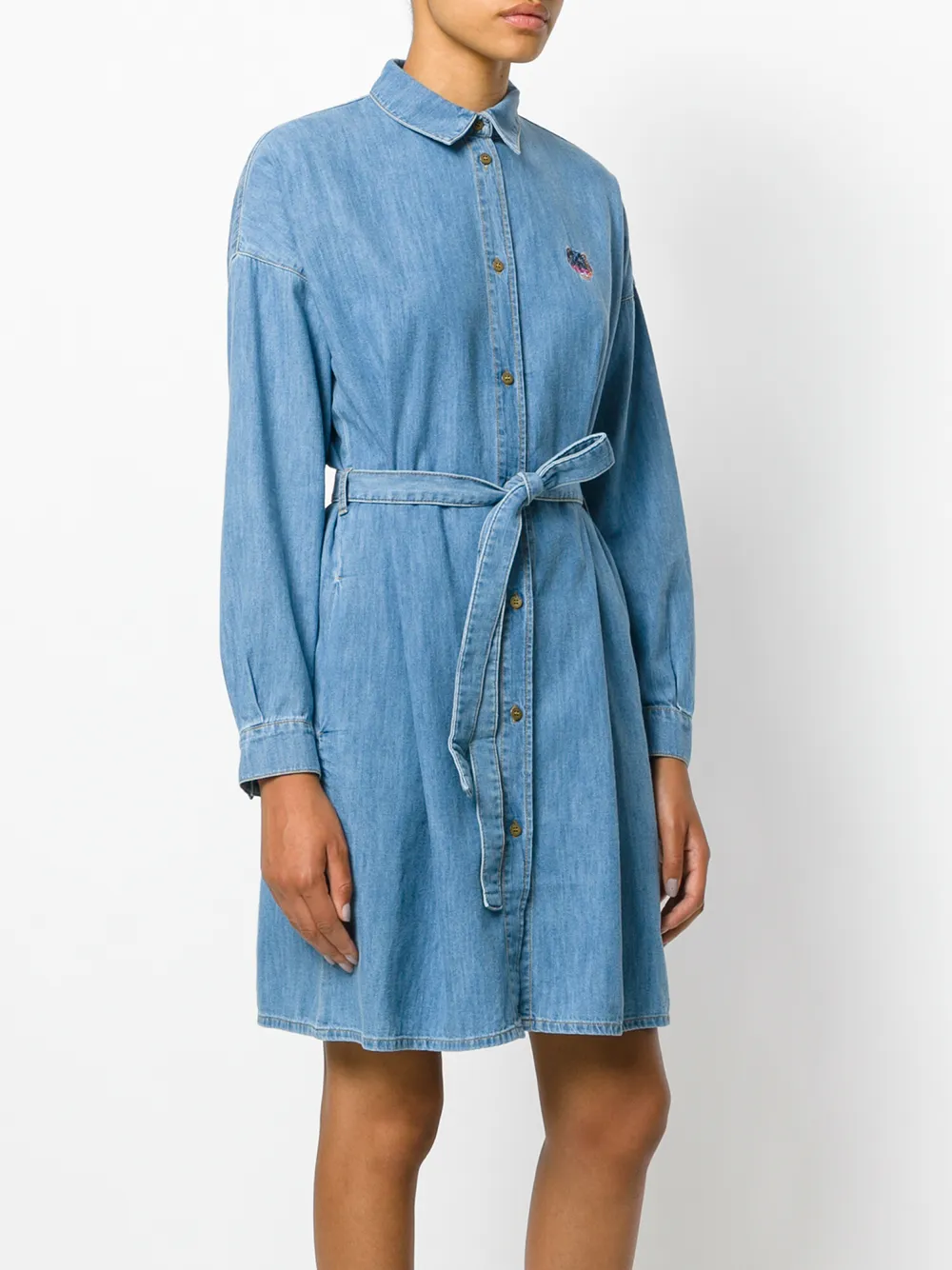 Kenzo overhemdjurk Blauw