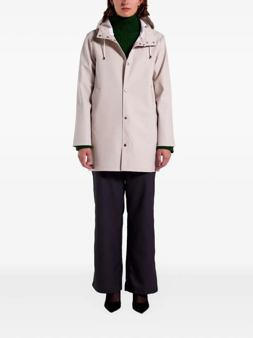 Stutterheim hooded raincoat | Raincoats | Image 2