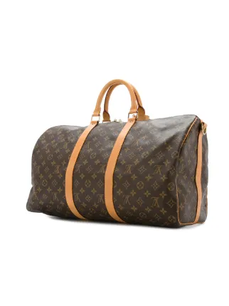 1 976 Louis Vuitton Vintage Keepall 50 Bandouliere Luggage Bag Louis Vuitton Vintage Keepall 50 Bandouliere Luggage Bag