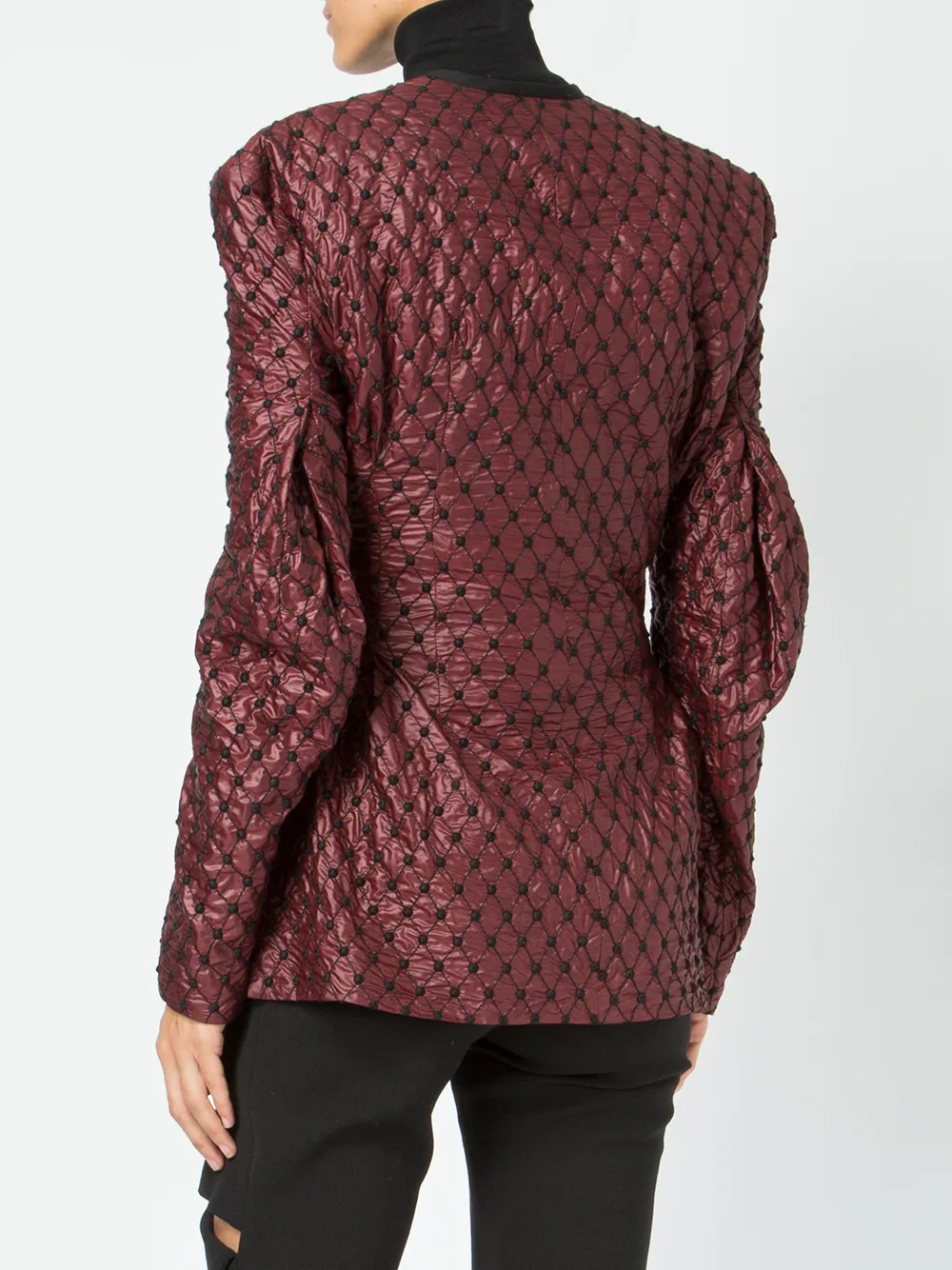 Litkovskaya Quilted Fitted Jacket In Red