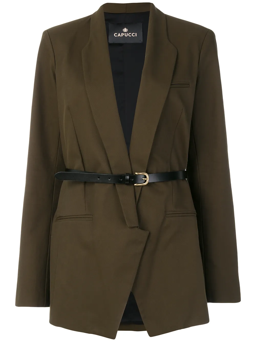 Capucci Belted Fitted Blazer $2,288 - Buy AW17 Online - Fast Delivery, Price