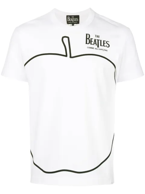 The Beatles X Comme Des Garçons apple print T-shirt