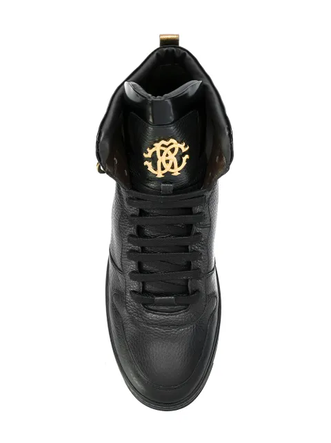 roberto cavalli high top sneakers