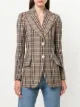 Gucci plaid fitted blazer