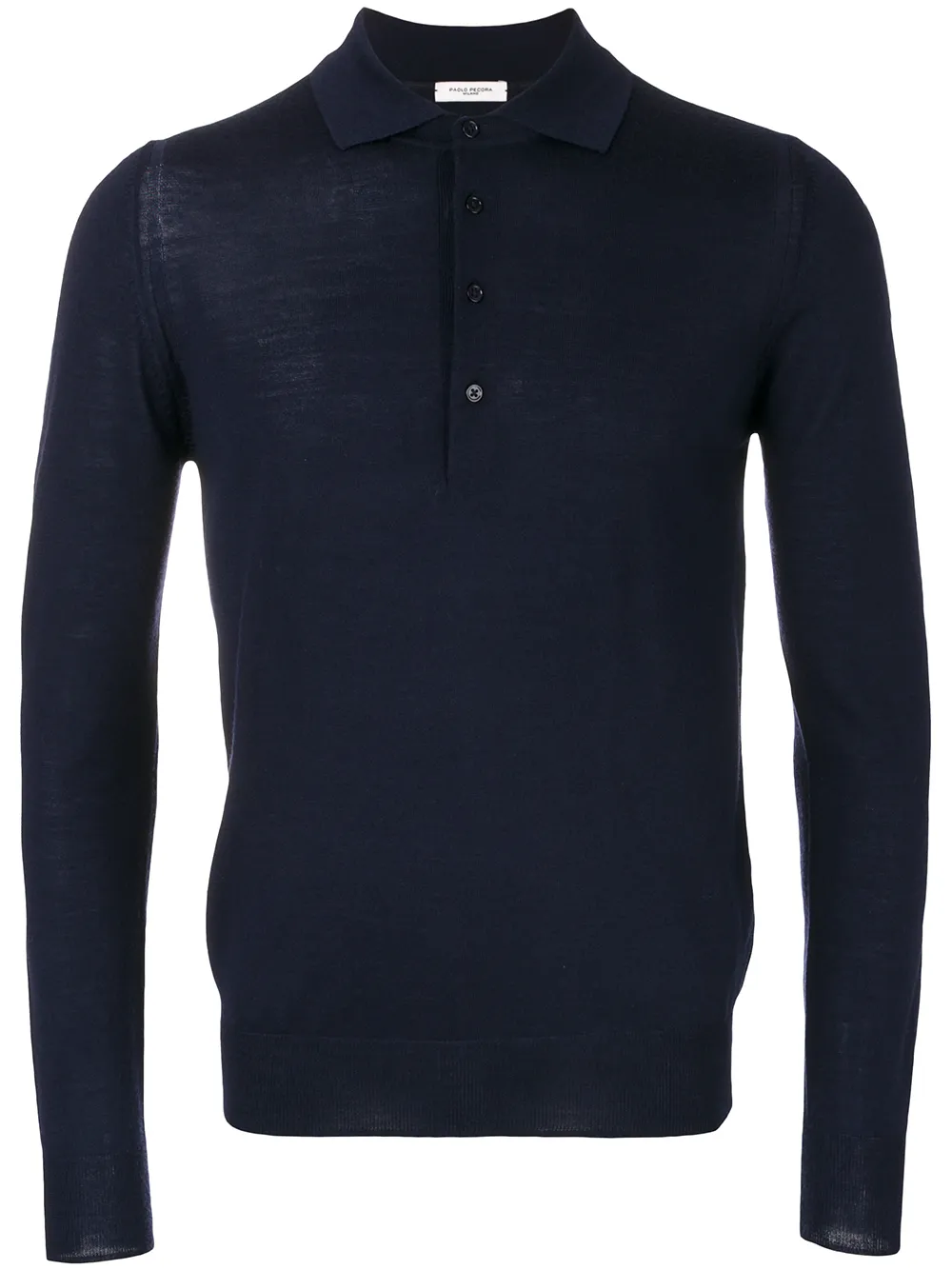 Paolo Pecora long sleeved polo shirt | Blue | Image 1