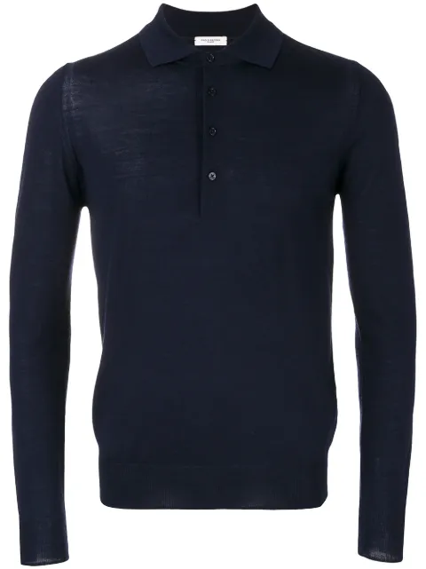 Paolo Pecora long sleeved polo shirt