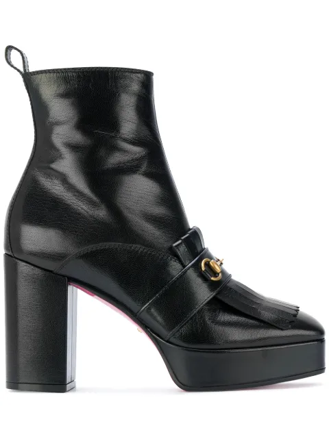Gucci Black Nove 105 Leather Platform Boots 1 100 Ss19 Gucci Black Nove 105 Leather Platform Boots 1 100 Ss19 Fast Global Delivery