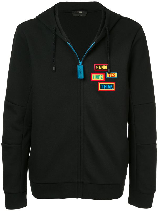 fendi zip up sweater