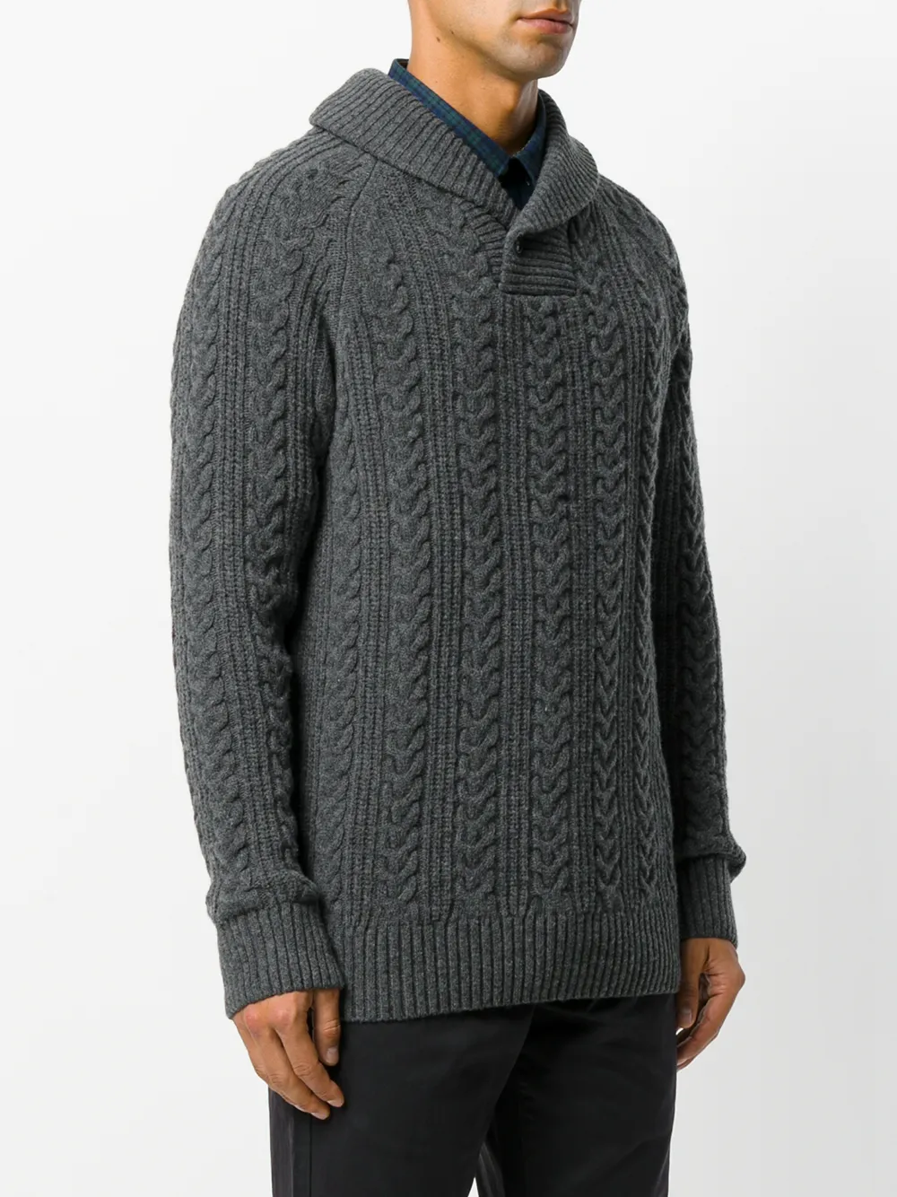 shawl collar jumper