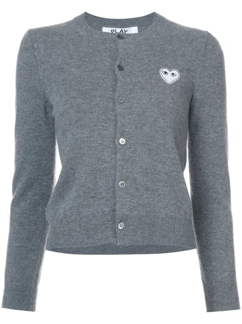 Comme Des Garçons Play heart embellished cardigan