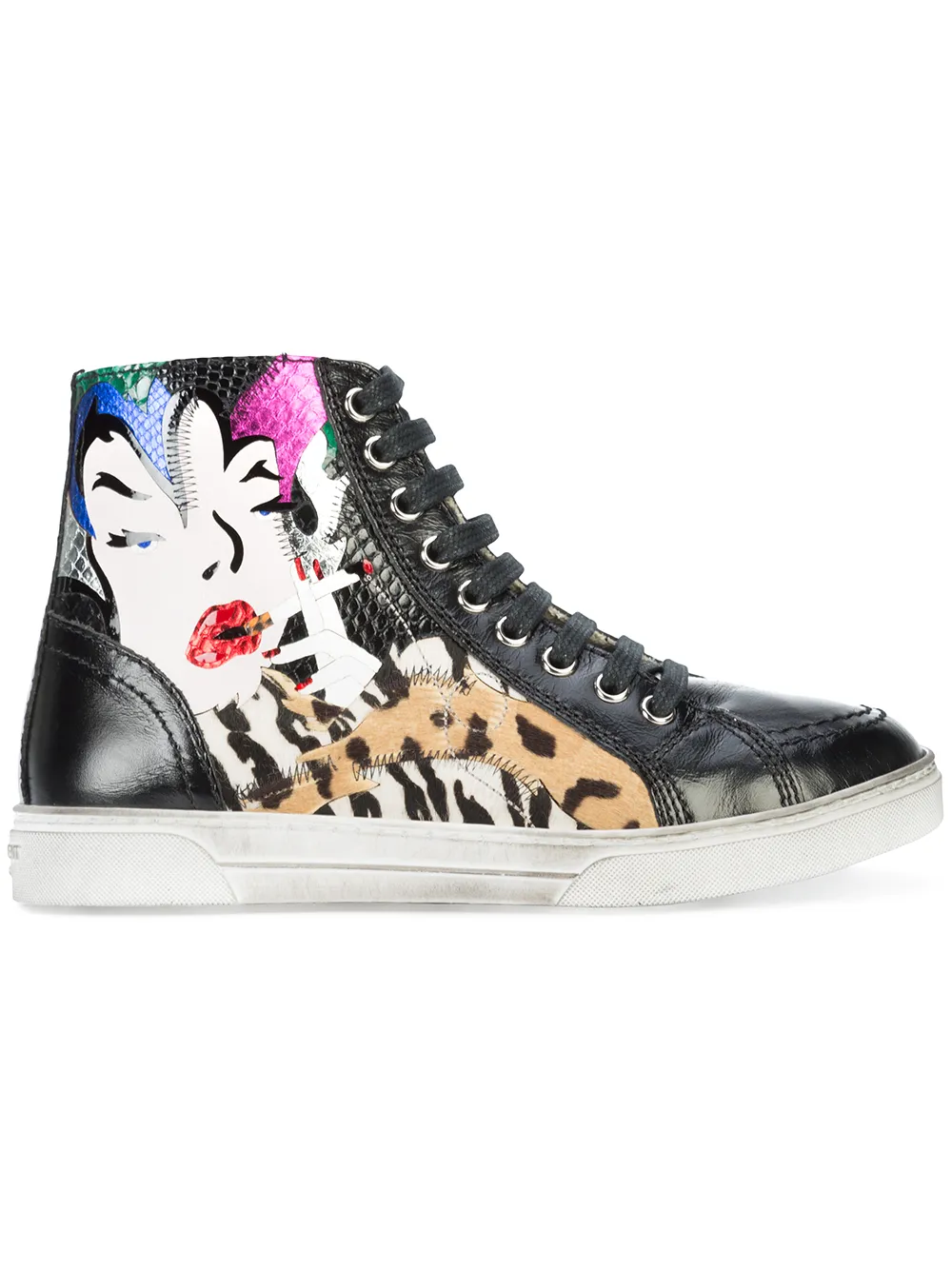 Saint Laurent Hi-top Embossed Sneakers - Tendenza classica, vale la pena avere Saint Laurent Hi-top Embossed Sneakers - Tendenza classica, vale la pena avere