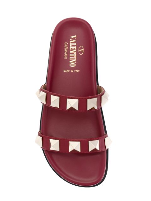 valentino macro stud slides