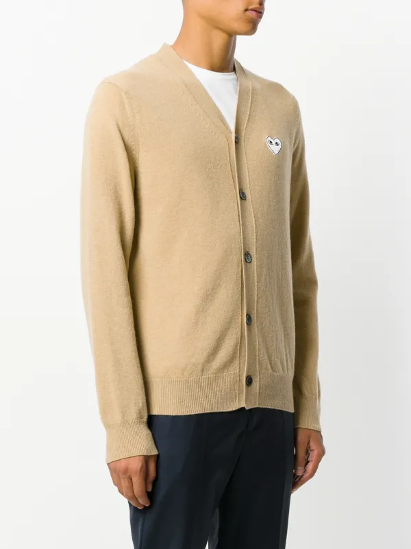 Comme Des Garçons Play v-neck Cardigan - Farfetch