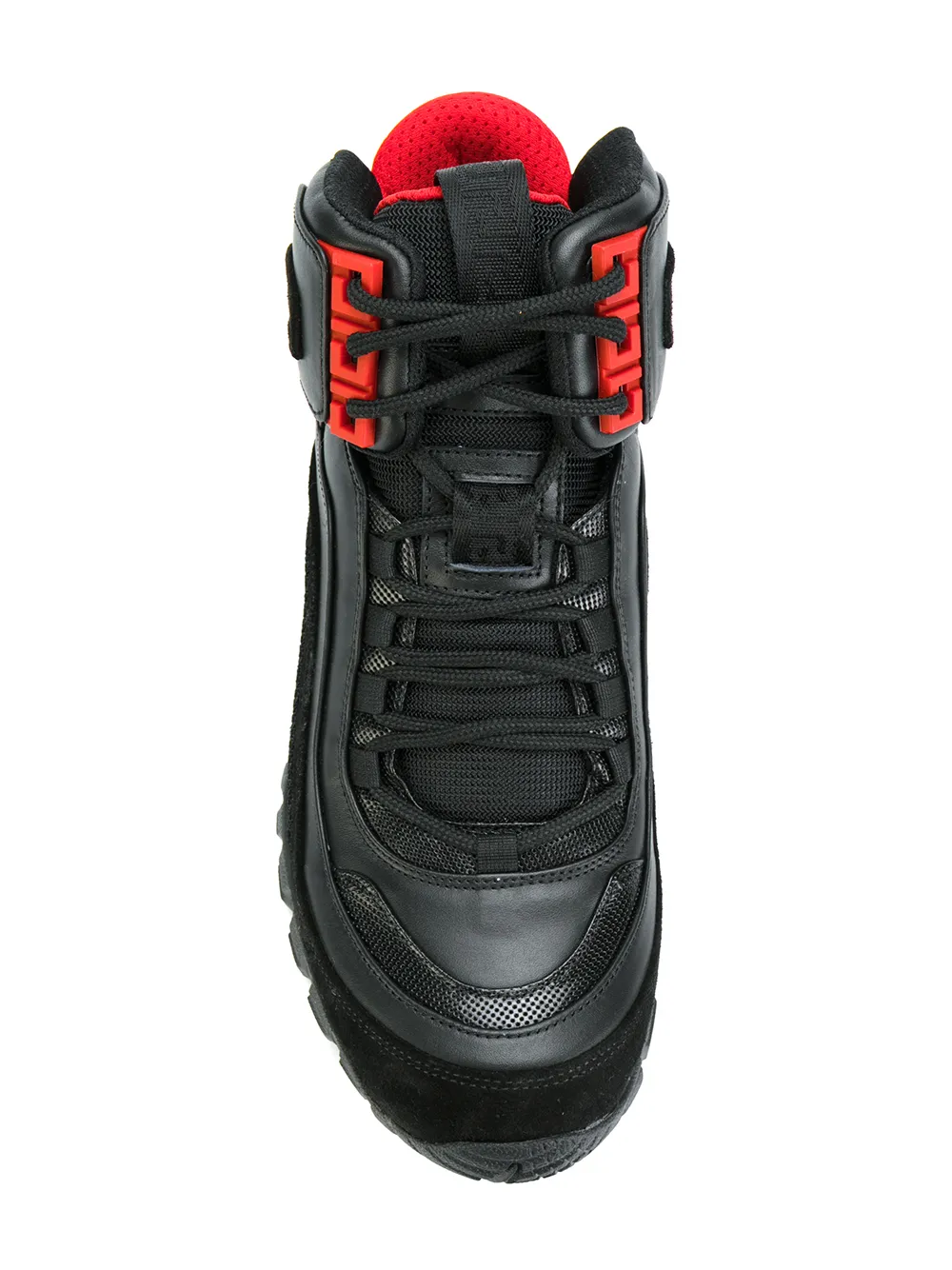 Versace Greek key formal sneakers Black