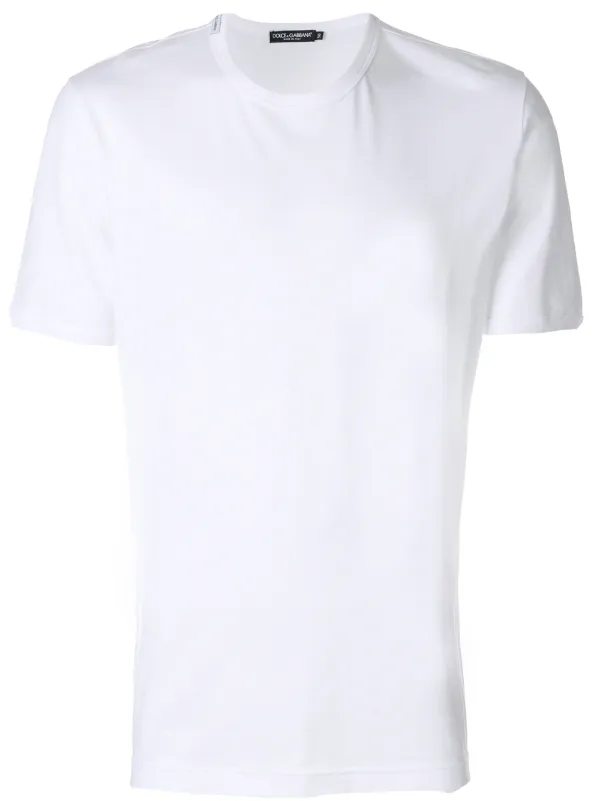 Shop Dolce \u0026 Gabbana round neck T-shirt 