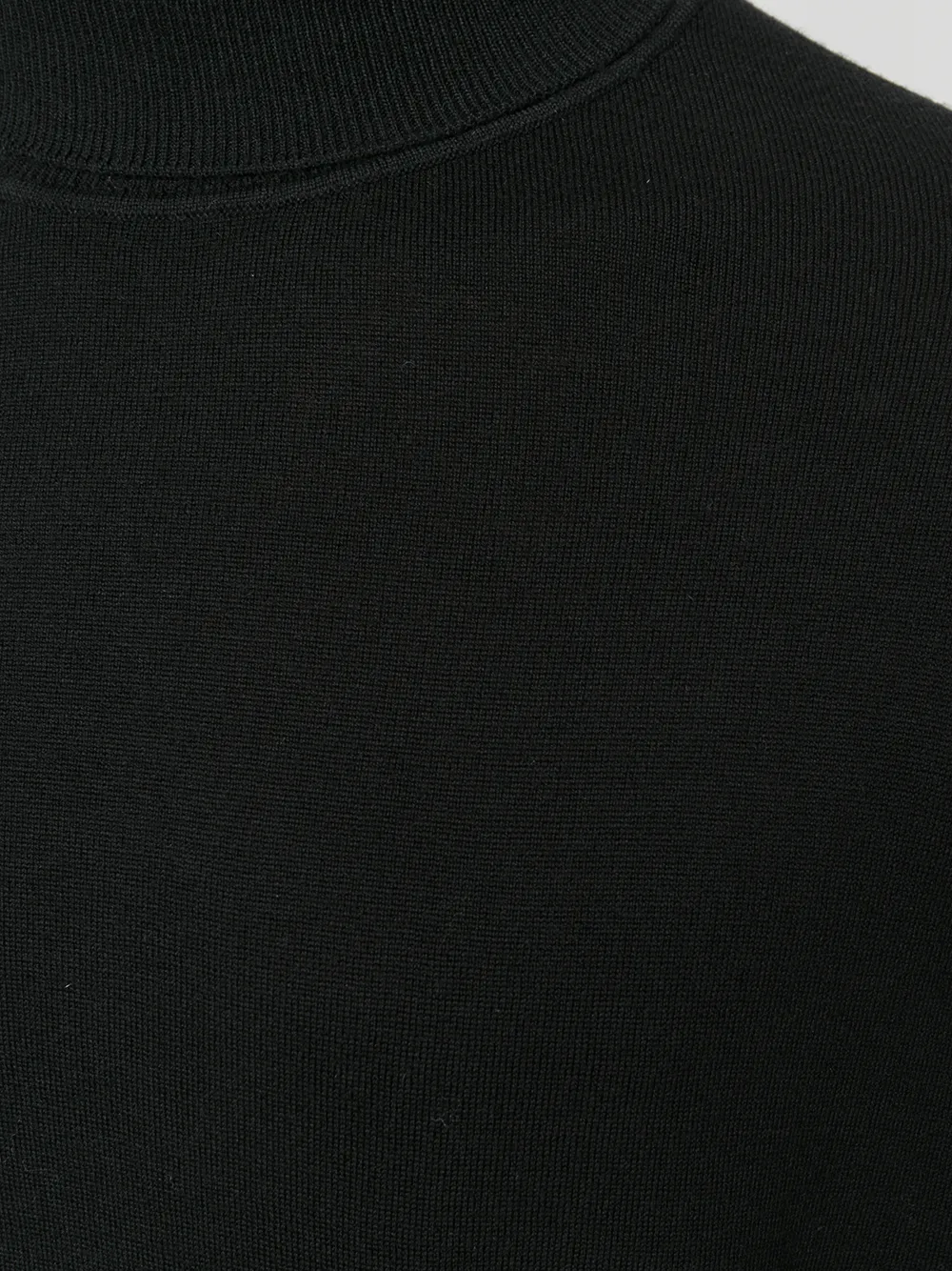 Sunspel roll neck jumper Zwart