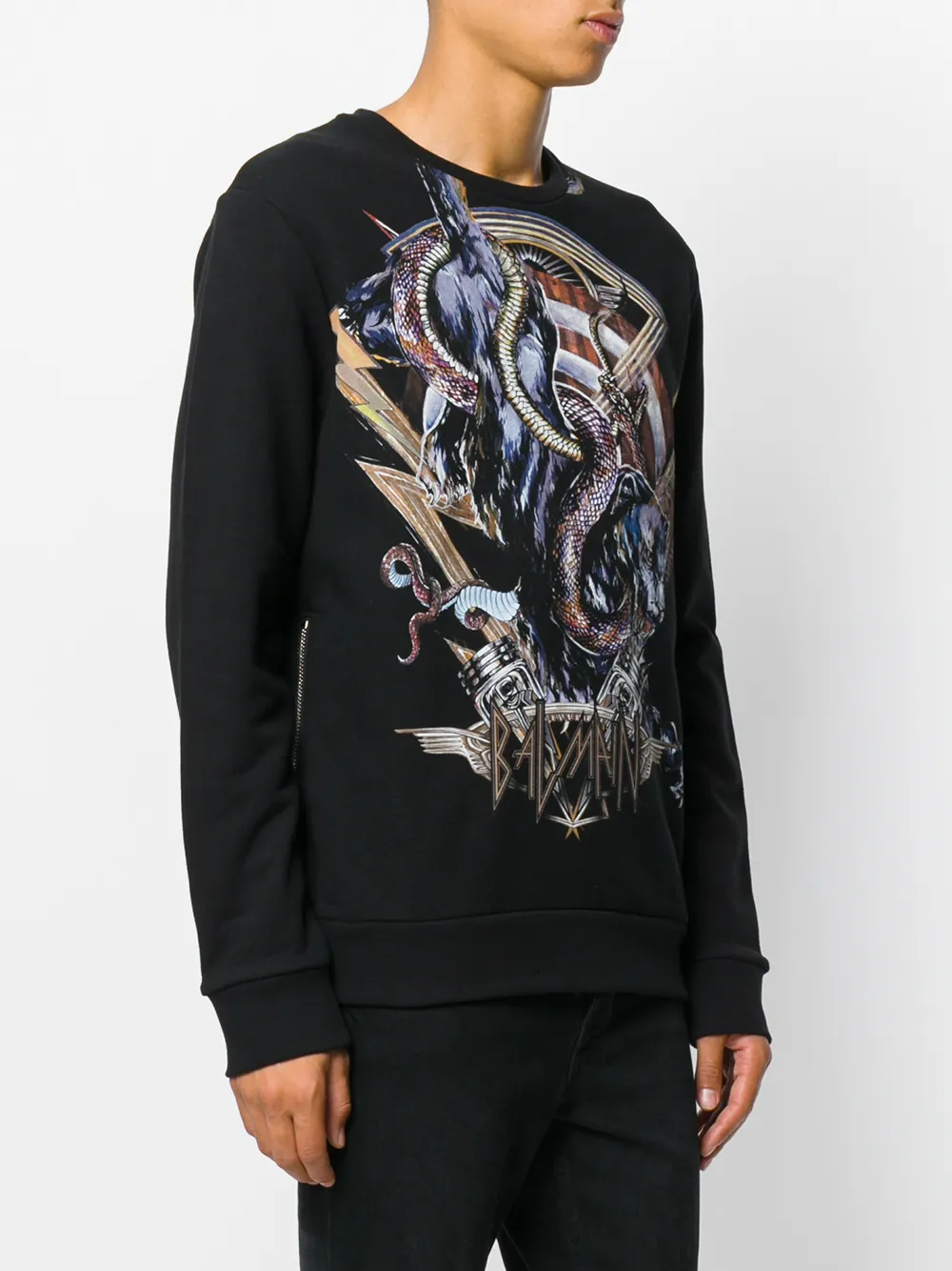 фото Balmain толстовка с рисунком