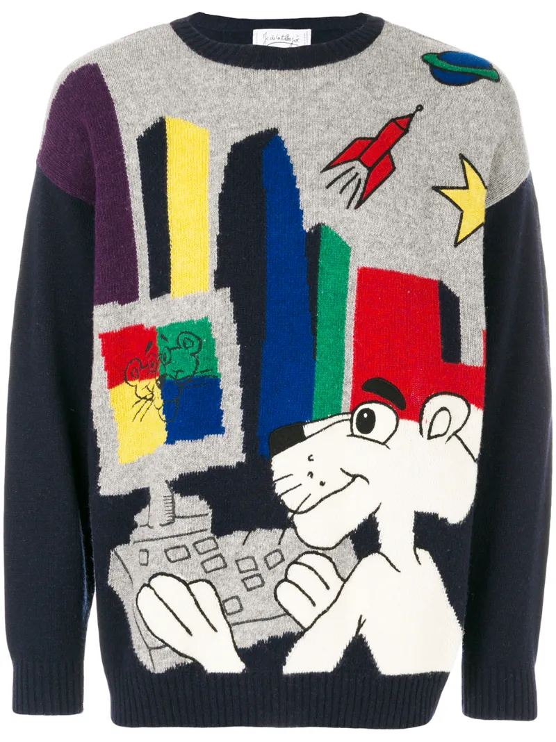 Jc De Castelbajac Vintage джемпер Pink Panther