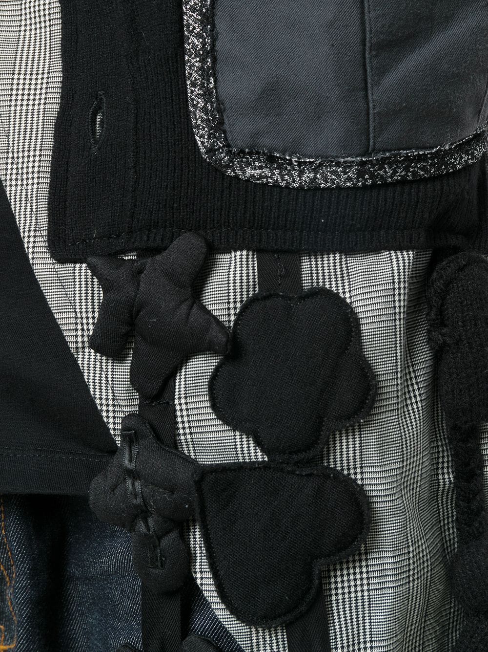 фото Comme des garçons pre-owned пиджак с узором в елочку