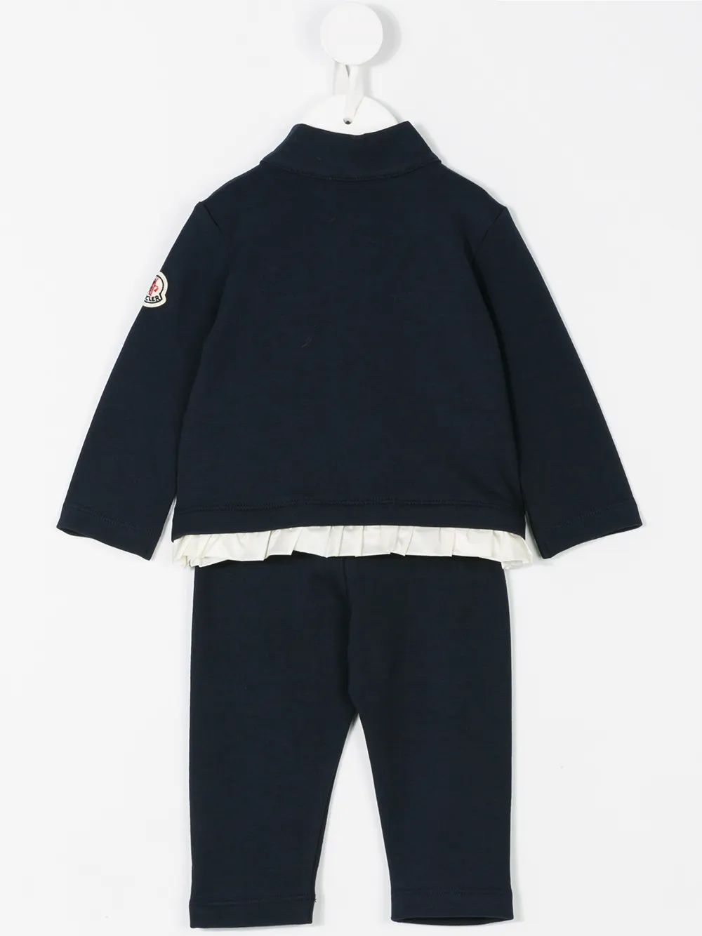 Moncler Enfant ruches detail trainingspak set Blauw