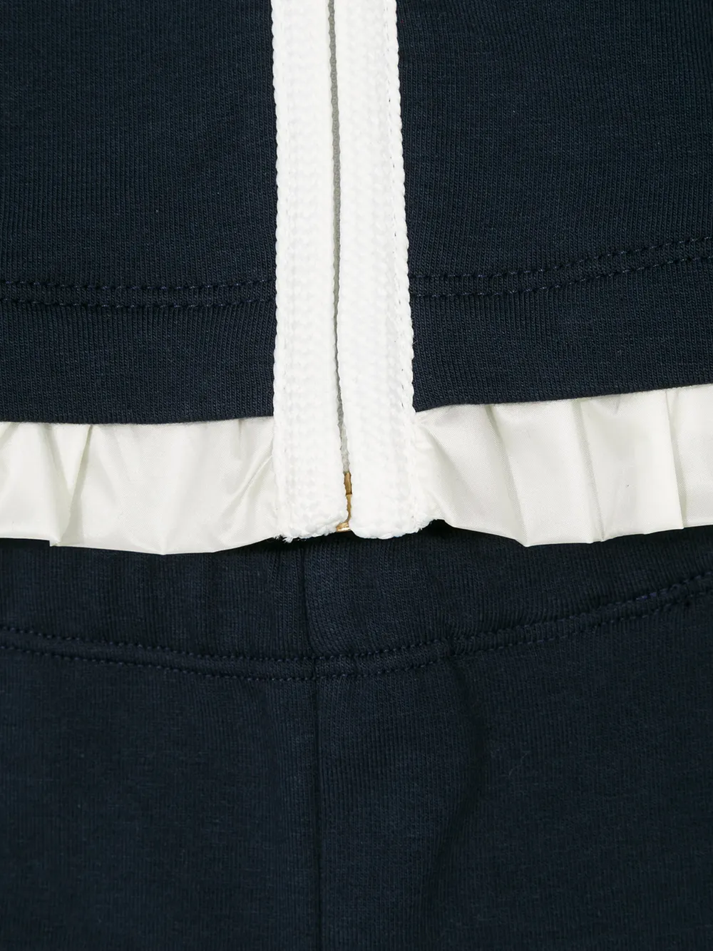 Moncler Enfant ruches detail trainingspak set Blauw