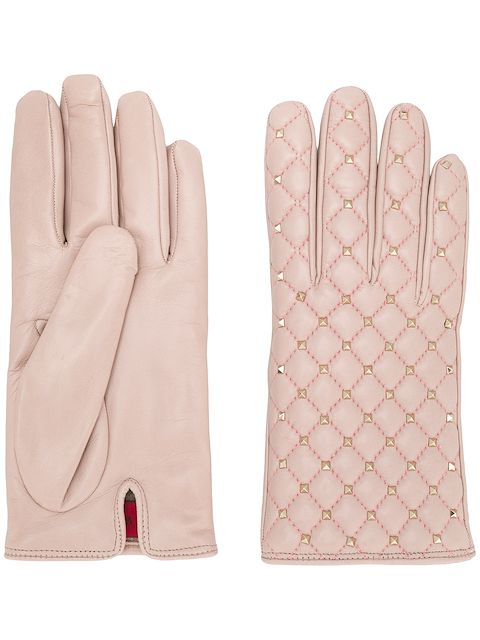 VALENTINO Garavani Rockstud Gloves | ModeSens